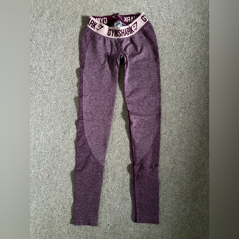 Gymshark Heathered Purple Leggings